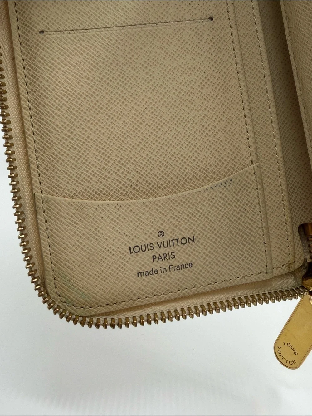 Louis Vuitton Damier Azur Zip Wallet - Compact Long